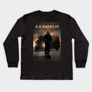 B.A Baracus - GMC Vandura - Car Legends Kids Long Sleeve T-Shirt